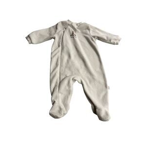 Beatrix Potter fleece footie sz 6-9 months cream unisex zip vintage pjs
